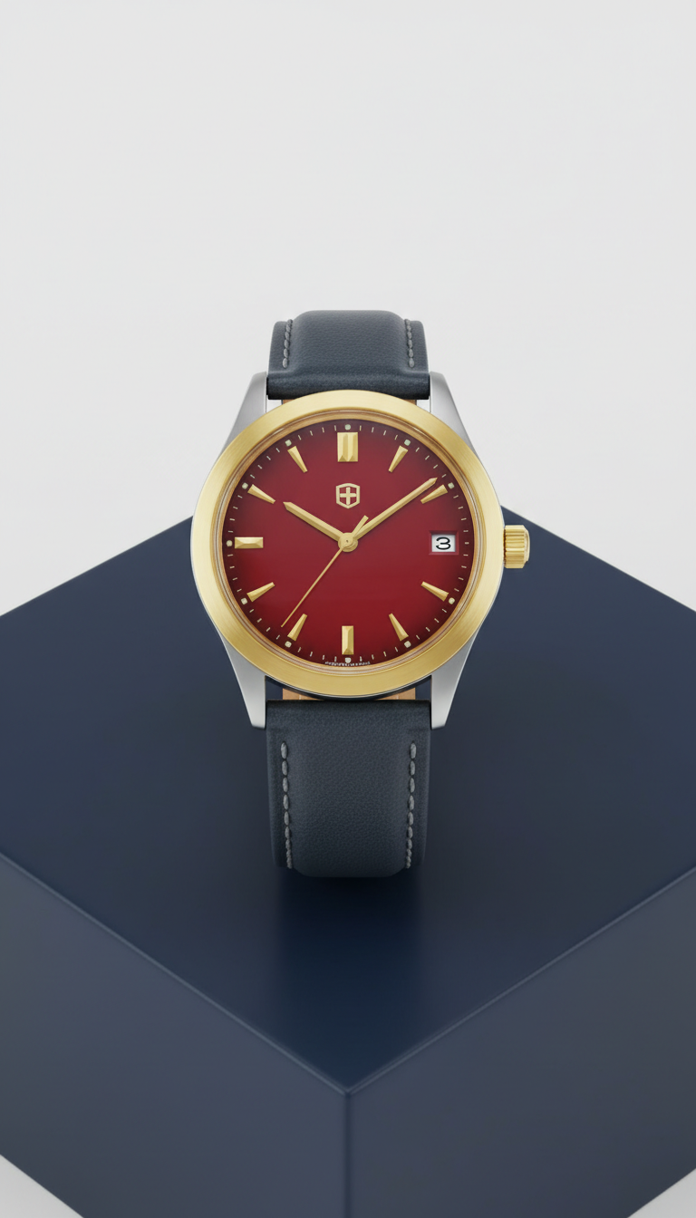 Reloj suizo vintage de lujo