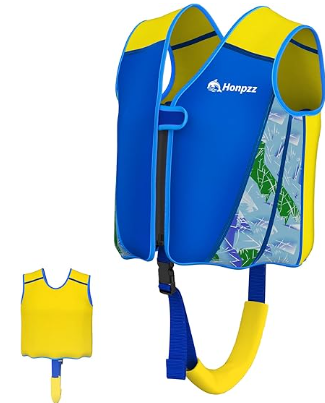 Chaleco de Natación,Chaleco Natacion Niño Certificado TÜV y CE,Chaleco Flotador Bebe de Premium Neopreno,Chaleco Bebe Piscina Ajustable con 8 Paneles de Flotación