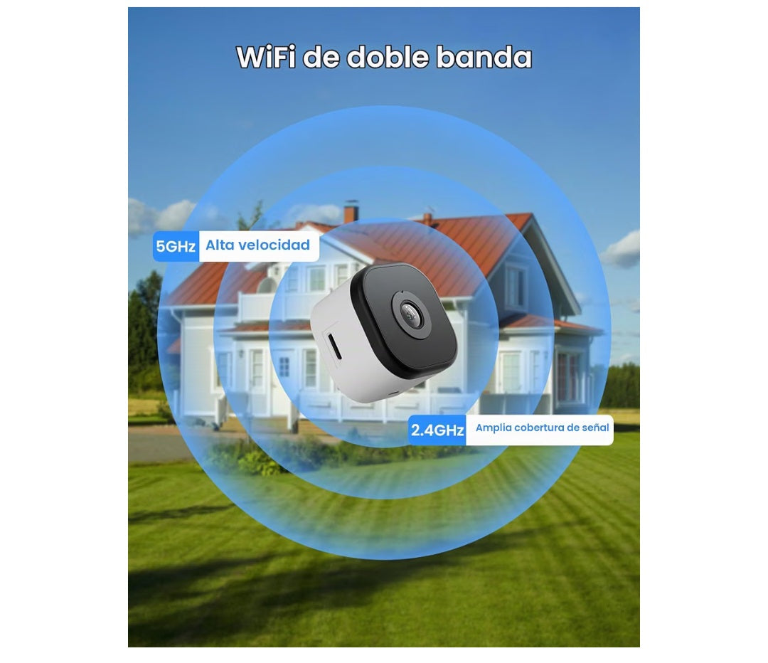 Fensterkamera 3MP 2K, bohrfrei, WLAN 2.4/5GHz
Farb-Nachtsicht, Personen-/Fahrzeugerkennung, 24/7-Aufnahme, Blendschutz & Antireflex, für Wohnung