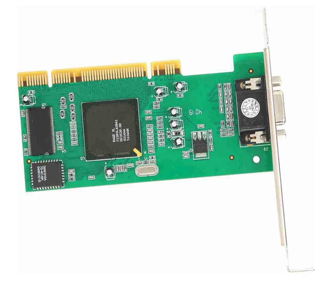 Tarjeta gráfica, VGA PCI 8 MB 32 bits, computadora de escritorio, accesorios de computadora, pantalla múltiple, para ATI Rage XL, SDRAM, placa de circuito impreso de metal +, tarjeta gráfica de video,