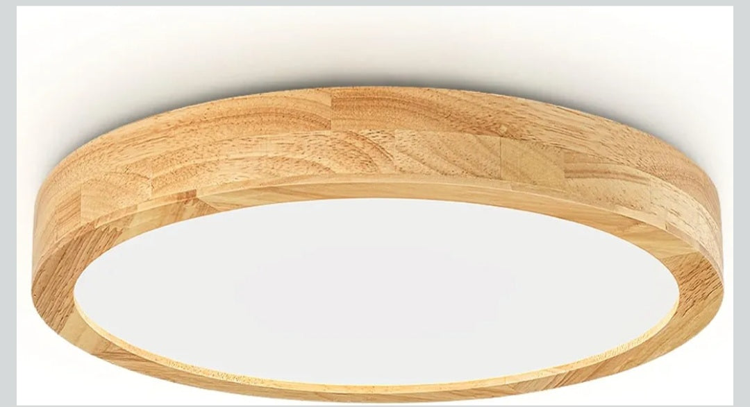 Plafón LED Techo Ø 30 cm Madera, Lámpara Techo 24W 3100LM 4500K
Lámpara de Techo Redonda con Diseño Moderno, Luz 4500K Blanco Neutro para Salón, Dormitorio, Habitación, Cocina, Oficina