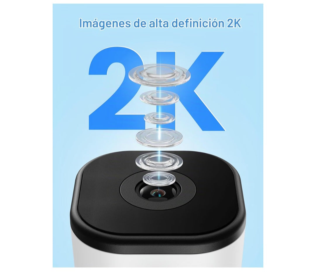 Fensterkamera 3MP 2K, bohrfrei, WLAN 2.4/5GHz
Farb-Nachtsicht, Personen-/Fahrzeugerkennung, 24/7-Aufnahme, Blendschutz & Antireflex, für Wohnung