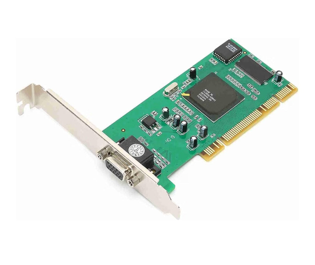 Tarjeta gráfica, VGA PCI 8 MB 32 bits, computadora de escritorio, accesorios de computadora, pantalla múltiple, para ATI Rage XL, SDRAM, placa de circuito impreso de metal +, tarjeta gráfica de video,