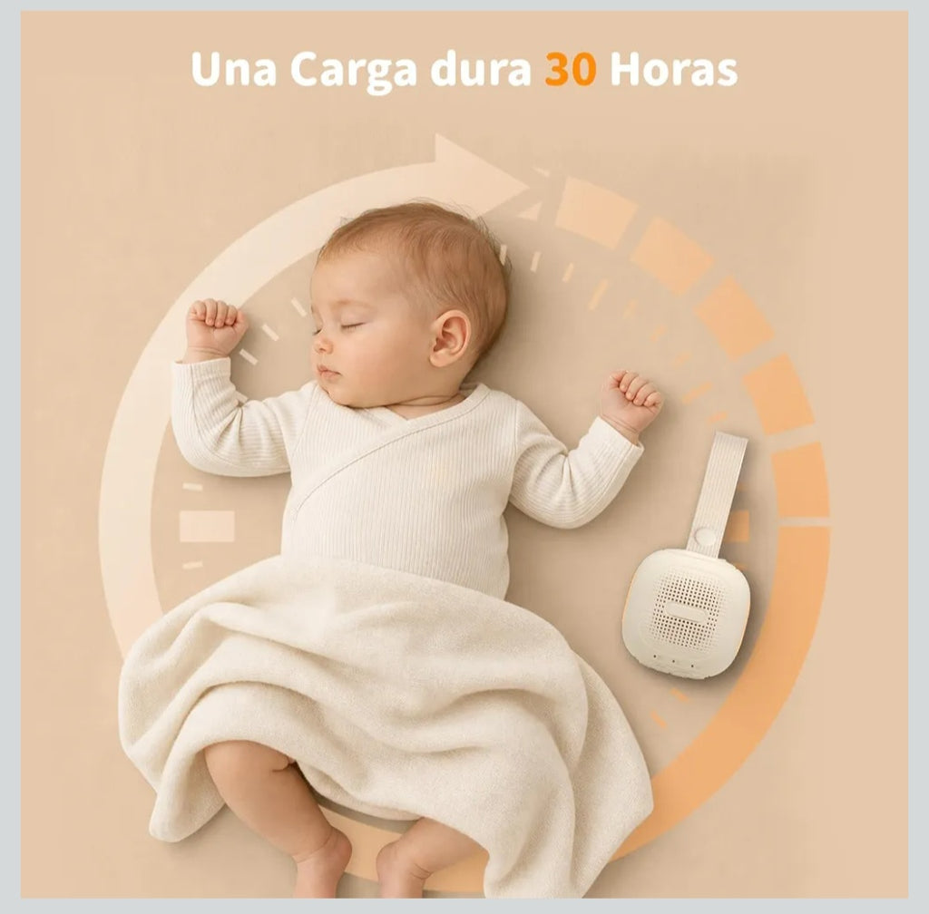 Ruido Blanco Bebe Portátil con Grabación y 16 Sonidos Relajantes
3 Niveles de Brillo, 3 Temporizadores y Función Memoria, Carga USB, Mini, para Bebés, Niños, Adultos, Hogar, Viajes, Regalos