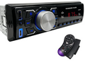 Radio Coche Bluetooth 1 DIN - Autoradio con Control Remoto/Radio FM/USB | Soporta Llamadas Manos Libres/AUX-in/EQ/ Carga tipo C - Estéreo para Coche 12V